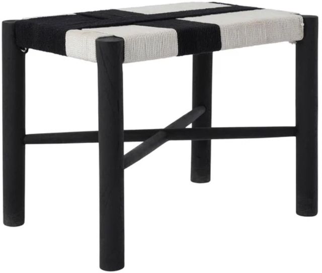 Renwil® Plex Black/Off-White Stool-0