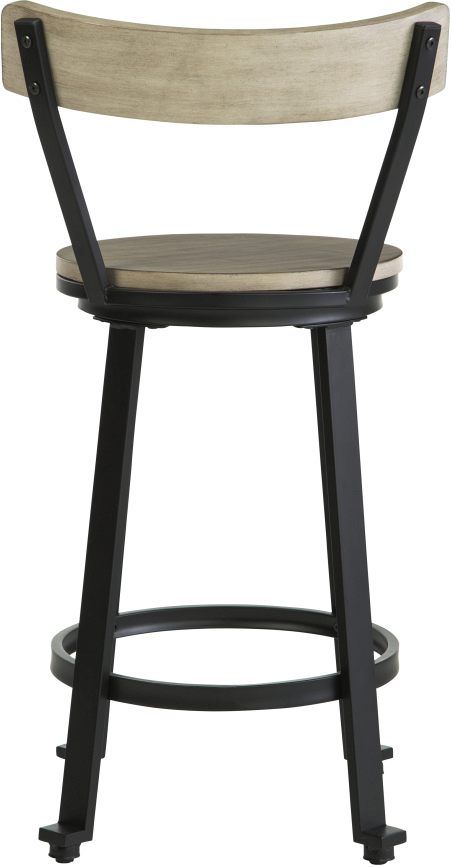 Signature Design by Ashley® Melenski Light Tan/Black Counter Stool-2
