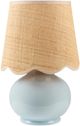 Surya Stella Glazed Blue Table Lamp-0