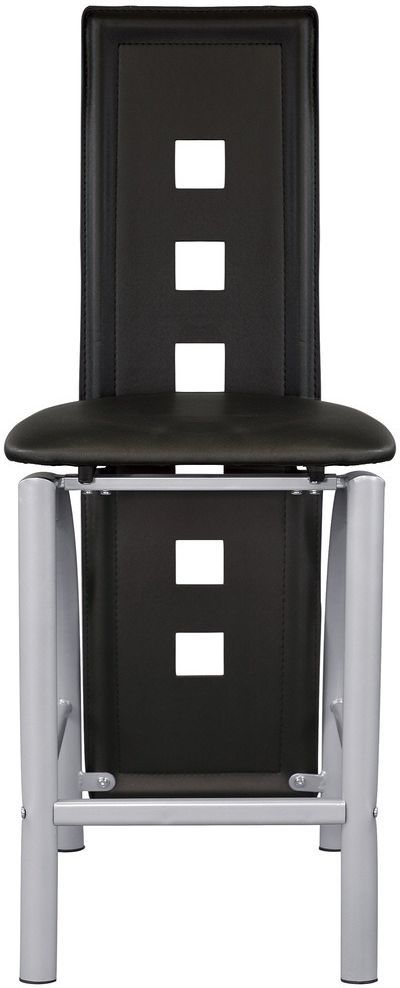 Homelegance® Sona Black/Silver Counter Chair-2