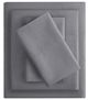 Olliix by Clean Spaces Charcoal Infused Charcoal Full Solid Microfiber Sheet Set-0