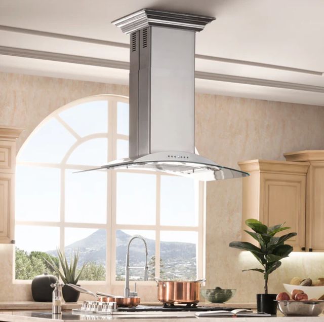 ZLINE 36" Stainless Steel Island Range Hood-1
