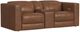 Flexsteel® Austin Chestnut Power Reclining Loveseat with Console and Power Headrest-0