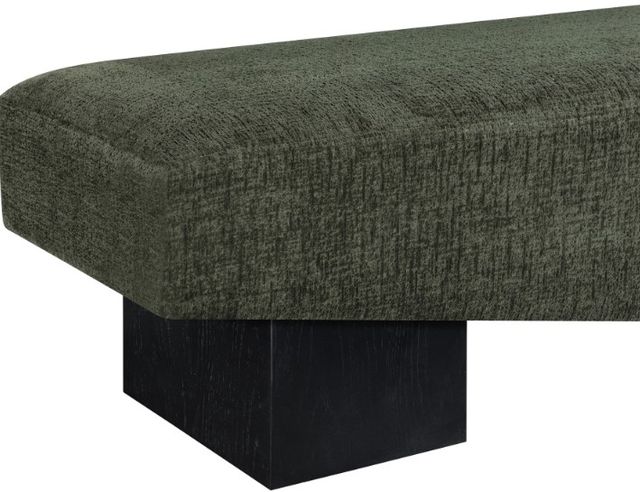 Meridian Furniture Alora Green/Black Upholstered Bench-4