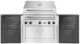 Kalamazoo™ Hybrid Fire K750HB 3-Burner Stainless Steel Built-In Bulk Liquid Propane Grill-3