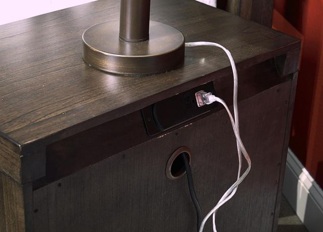 aspenhome® Modern Loft Brownstone 2-Drawer Nightstand-3
