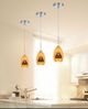 Cal® Lighting & Accessories Amber/Smoke Mini Pendant-1