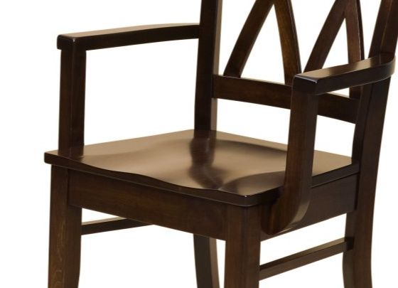 Archbold Furniture Customizable Amish Essentials Emmett Arm Chair-2