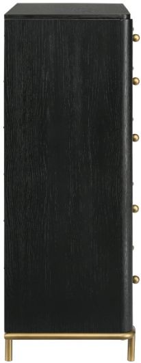 Coaster® Arini Black 5-Drawer Chest-2