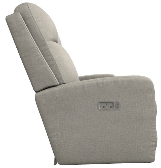 La-Z-Boy® Finley Dove Power Reclining Loveseat with Headrest-3