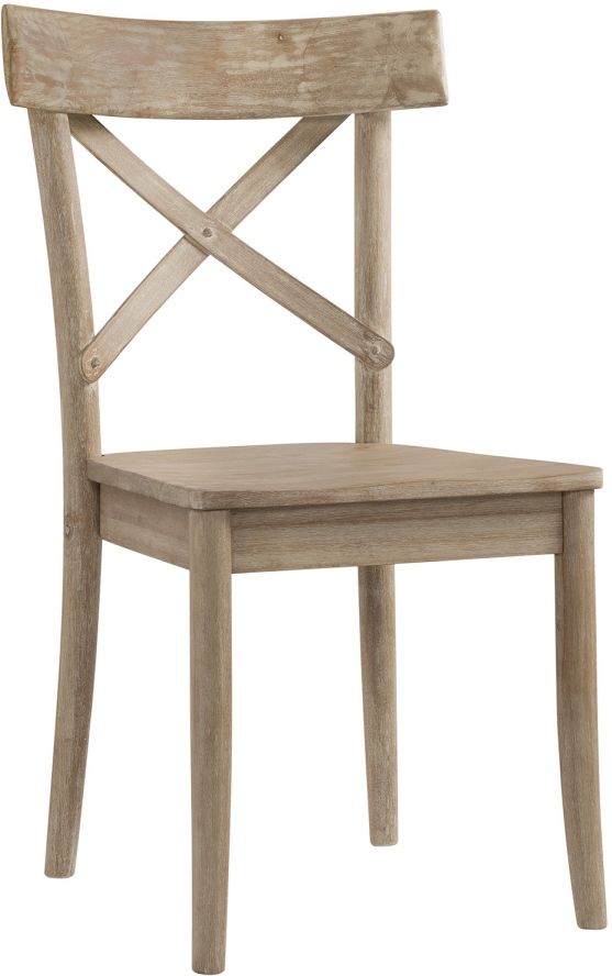Elements International Callista Beach/Natural Side Chair