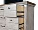Steve Silver Co. Bear Creek Honey/White Smoke 66" Dresser-1