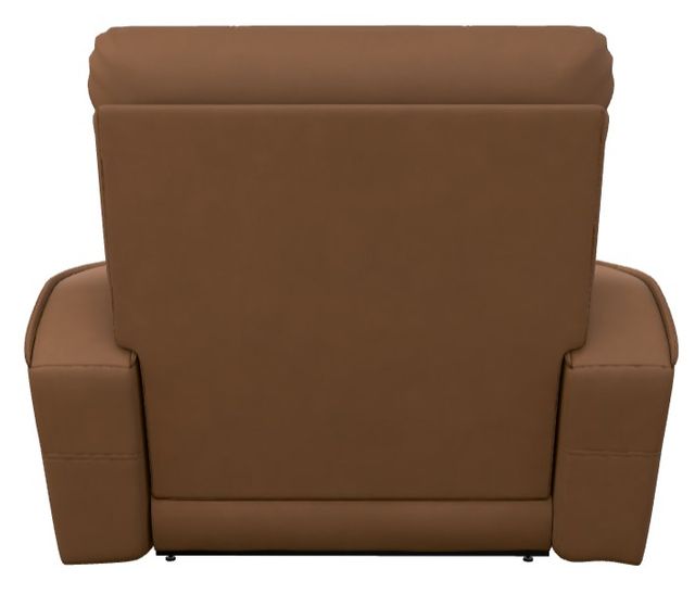 La-Z-Boy® Maddox Camel Leather Power Reclining Chair and a Half with Headrest and Lumbar-3