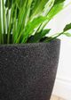 Le Present Sandstone Helmet Black 12" Planter-2