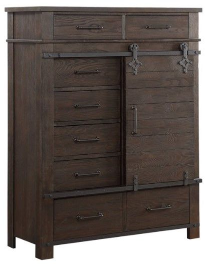 Emerald Home Newton Cocoa Brown Gentleman's Chest-0