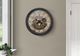 Monarch Specialties Inc. Brown 20" Round Wall Clock with Standard Numbers on Brown Gear Mechanism-2