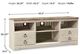 Signature Design by Ashley® Willowton Whitewash TV Stand with Fireplace Option-2