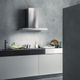 Falmec Silence-NRS Collection 36" Scotch Brite Stainless Steel Island Range Hood-3
