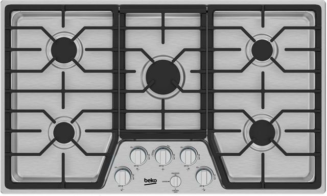 Beko 36" Stainless Steel Gas Cooktop-1