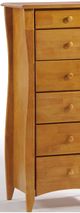 Night & Day Furniture™ Clove Cases Medium Oak Lingerie Chest-1