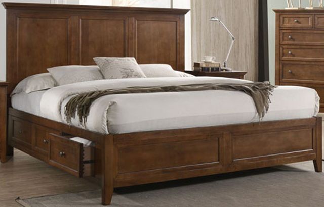 Intercon San Mateo Tuscan Queen Panel Storage Bed-0
