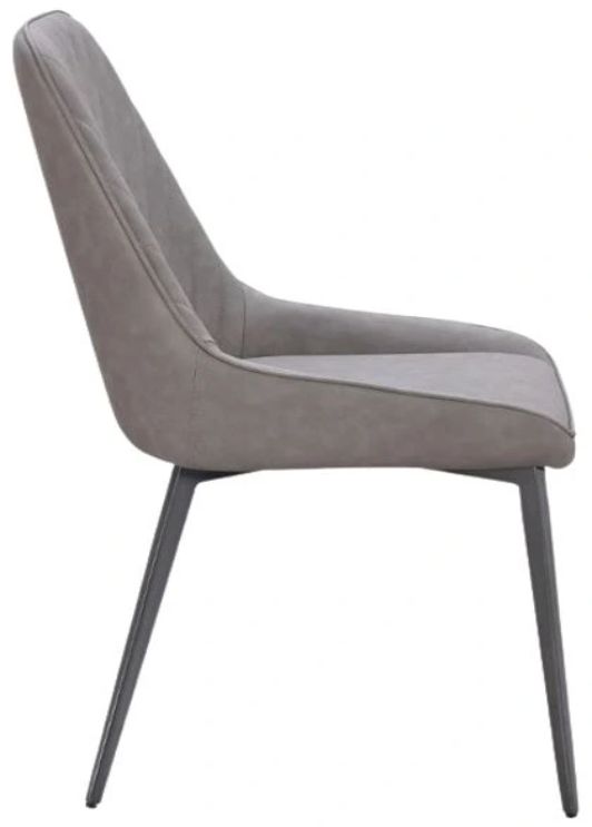 Modus Furniture Lucia Anchor Gray/Gunmetal Upholstered Dining Chair-2