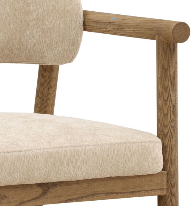 Dovetail Furniture Eloisa Brown/Sand Dining Chair-4