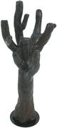 A & B Home Rustic Brown Tree Statuary with Round Base-2