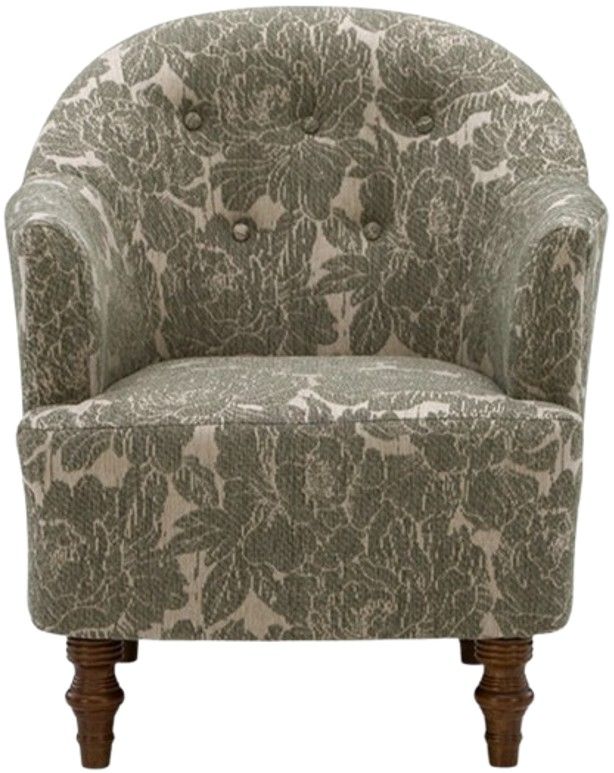 Best® Home Furnishings Customizable Arden Fabric Stationary Chair with Dark Walnut Legs-1