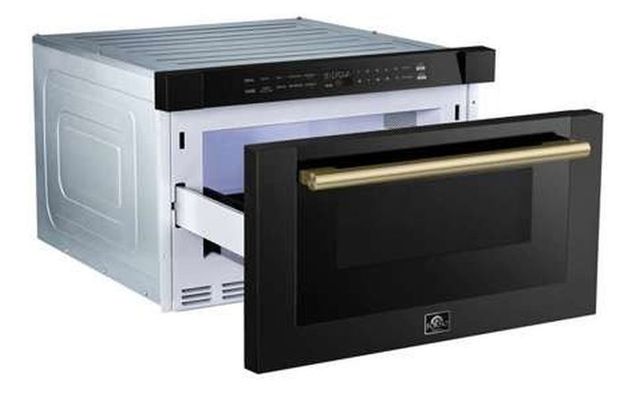 FORNO® Capoliveri Espresso 1.2 Cu. Ft. Black Built In Microwave Drawer-1