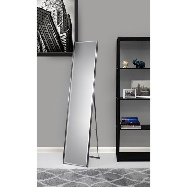 Adesso® Alice Powder Coated Steel Floor Mirror-1