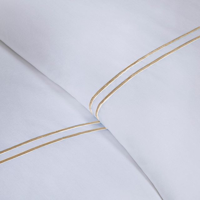 Olliix by Madison Park Signature Luxury Collection 5 Piece Tan King Embroidered Cotton Sateen Comforter Set-4