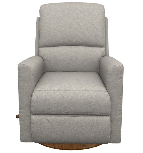 La-Z-Boy® Wynne Fog Manual Swivel Glider Recliner-1