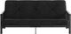 dhp furniture® Harlow Black Futon with Arms-4