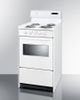 Summit® 20" White Freestanding Electric Range-1