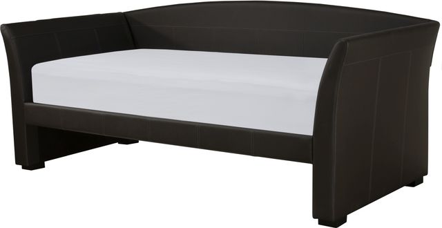 HH2 Home Montgomery Brown Faux Leather Complete Twin Daybed-0