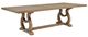 Coaster® Brockway 5-Piece Barely Brown/Cream Trestle Dining Set-4