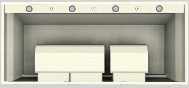 Vent-A-Hood® Designer Series 54" Biscuit Wall Mounted Range Hood-3