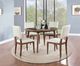 Coast2Coast Home™ Wellington 2-Piece Brown/White Dining Chair Set-1