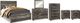 Signature Design by Ashley® Wynnlow 6-Piece Gray King Panel Bed Set-0
