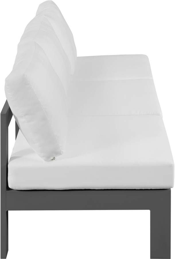 Meridian Furniture Nizuc White Outdoor Patio Modular Sofa-2