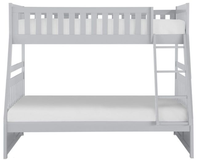 Homelegance® Orion Gray Twin/Full Bunk Bed-2
