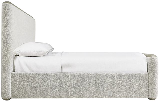Bernhardt Arcadia Clay/Gray Queen Upholstered Panel Bed-2