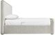 Bernhardt Arcadia Clay/Gray Queen Upholstered Panel Bed-2