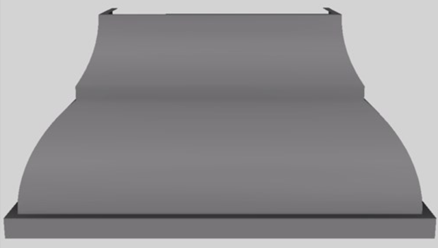 Vent-A-Hood® Designer Series 60" Gunsmoke Wall Mounted Range Hood-0