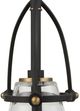 Uttermost® Saugus Antique Brass/Black 1-Light Pendant-4