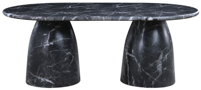 Meridian Furniture Cosenza Black 78" Indoor/Outdoor Concrete Dining Table-1