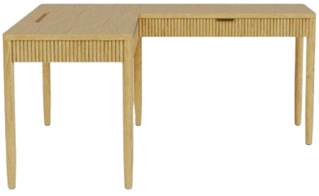 Riverside Furniture Deerfield Natural Oak Office Desk-2