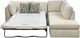 Overnight Sofa Max 2-Piece Cream L-Shaped Full Sofa Sleeper Sectional-0