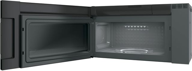 GE Profile™ 2.1 Cu. Ft. Black Stainless Steel Over The Range Sensor Microwave-2